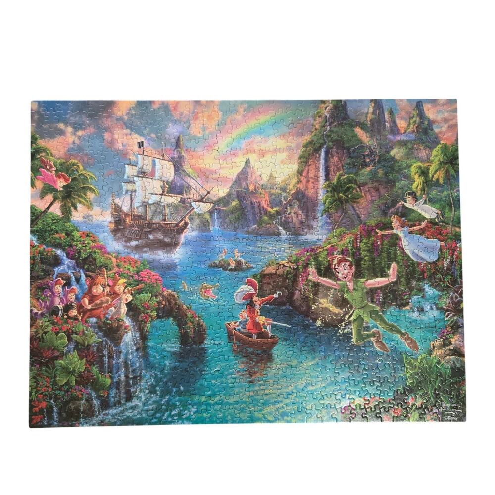 Disney Thomas Kinkade Peter Pans Neverland 750 Piece Jigsaw Puzzle Ceaco 2017